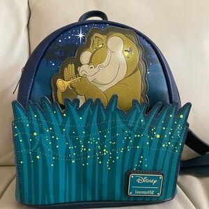 Disney Loungefly Teal and Yellow Backpack